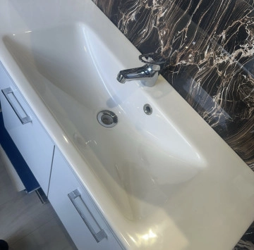 Комплект мебели за баня Bafa Set 85см. Бял